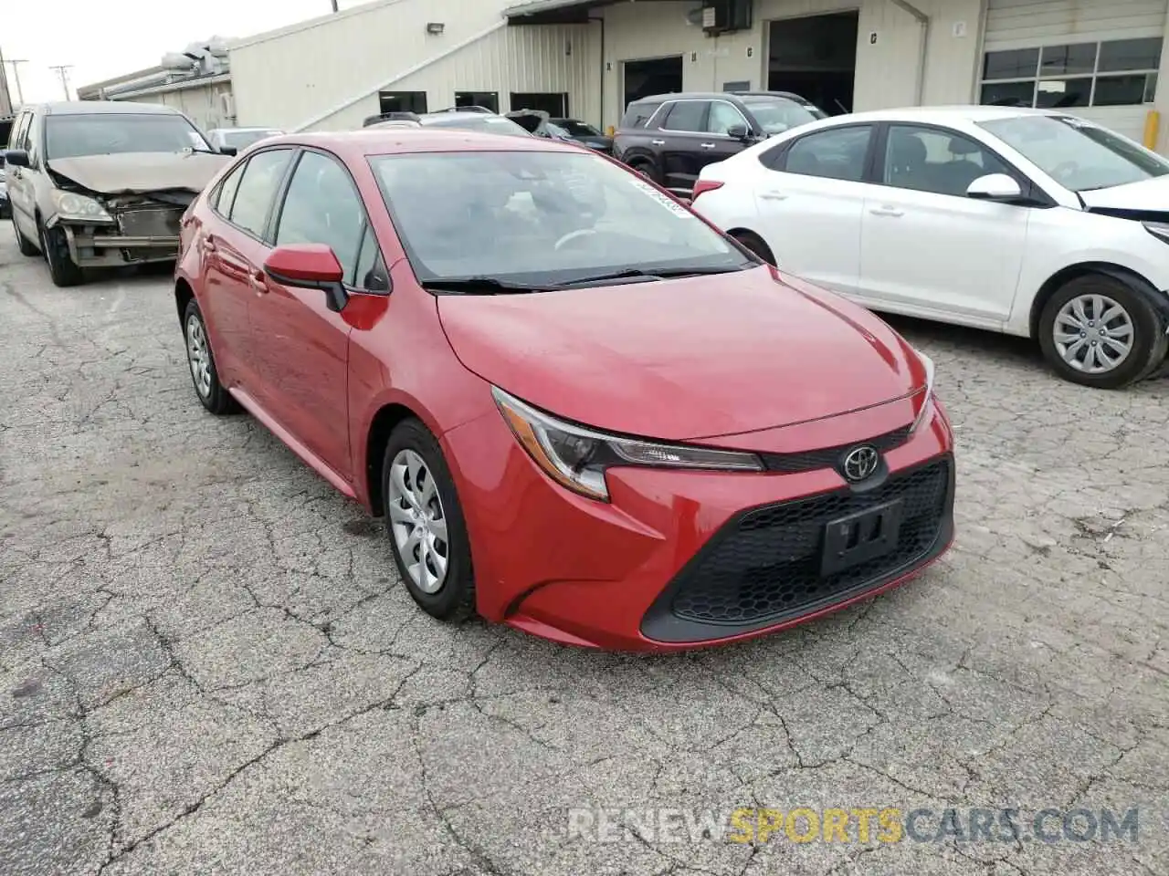 1 Photograph of a damaged car JTDEPMAE7MJ117884 TOYOTA COROLLA 2021