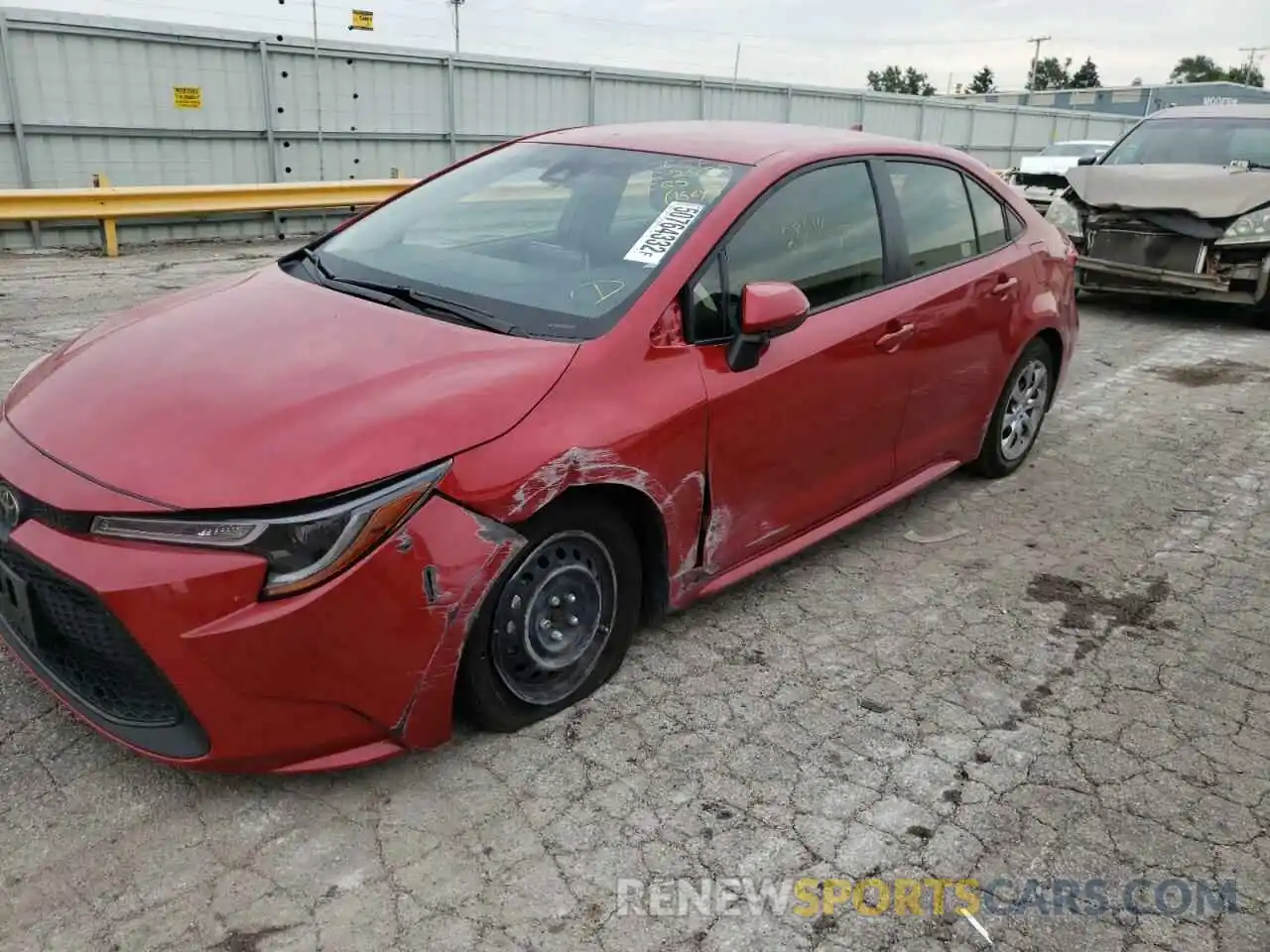 9 Photograph of a damaged car JTDEPMAE7MJ117884 TOYOTA COROLLA 2021