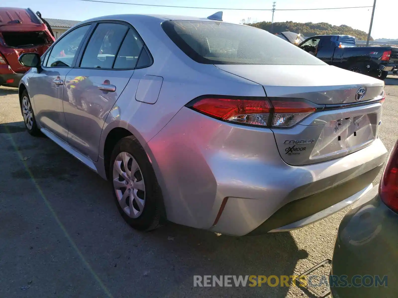 3 Photograph of a damaged car JTDEPMAE7MJ117951 TOYOTA COROLLA 2021