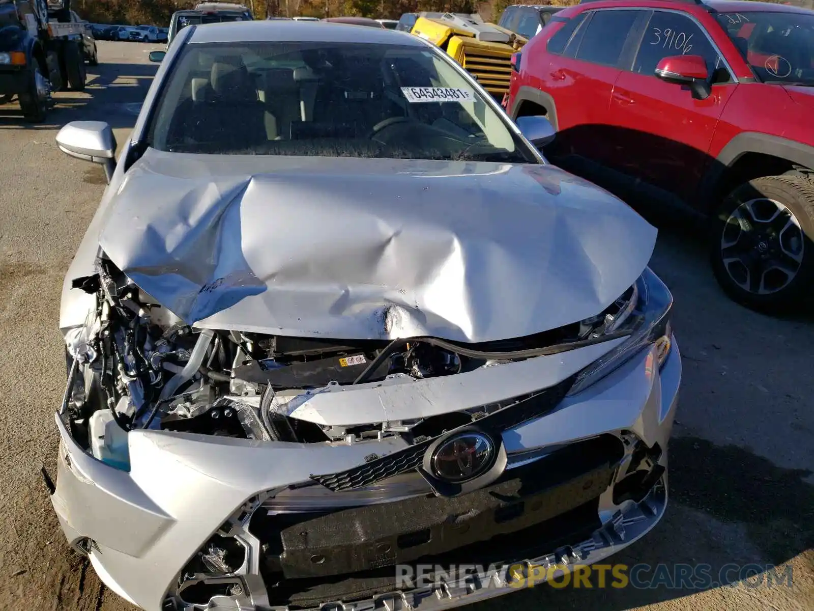 9 Photograph of a damaged car JTDEPMAE7MJ117951 TOYOTA COROLLA 2021