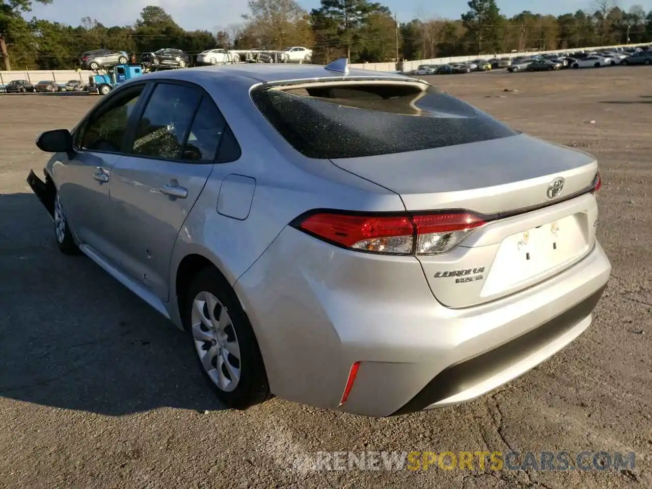 3 Photograph of a damaged car JTDEPMAE7MJ118128 TOYOTA COROLLA 2021