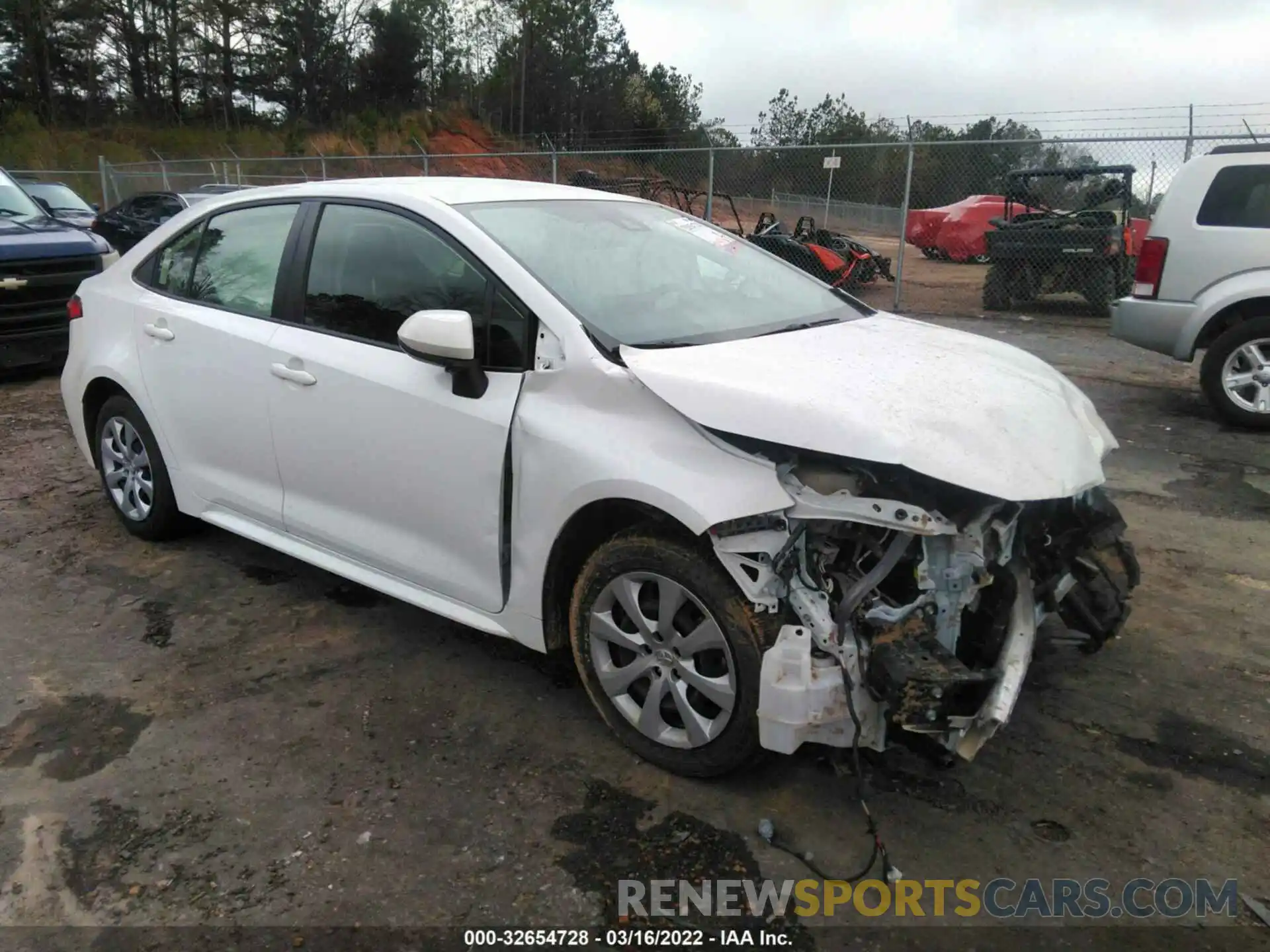 1 Photograph of a damaged car JTDEPMAE7MJ118825 TOYOTA COROLLA 2021