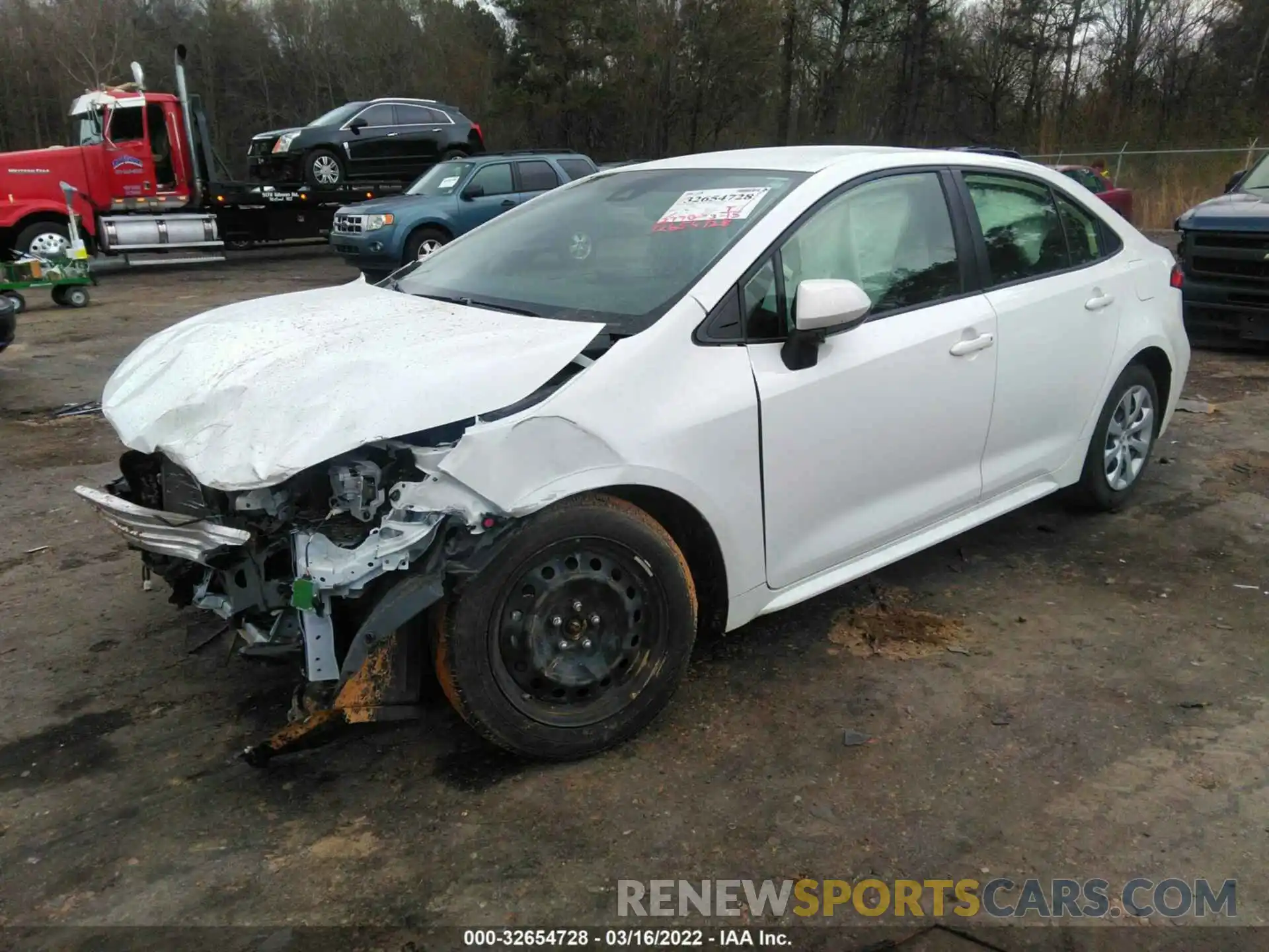 2 Photograph of a damaged car JTDEPMAE7MJ118825 TOYOTA COROLLA 2021