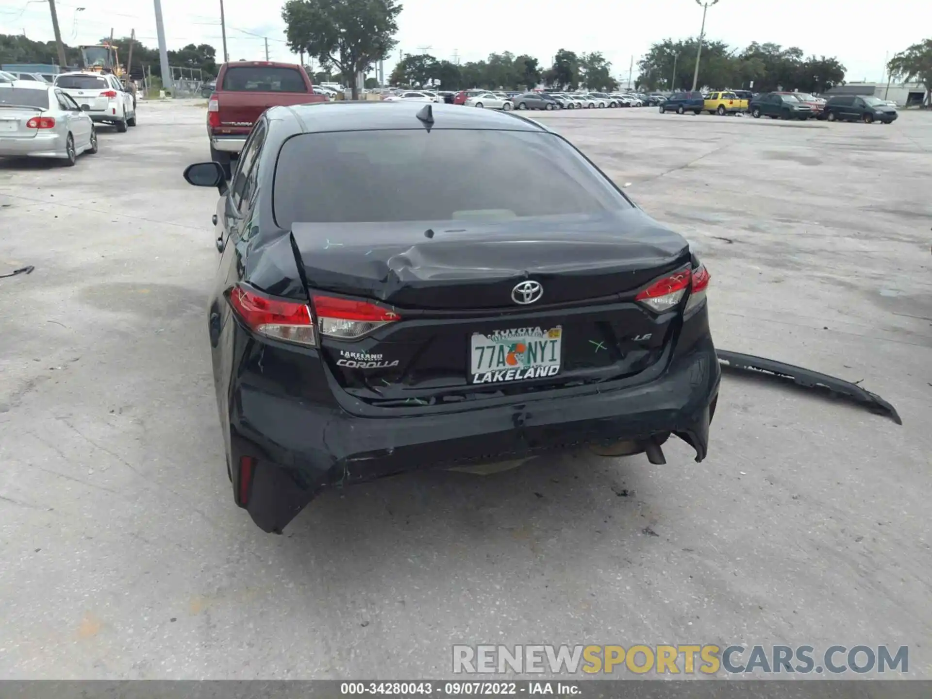 6 Photograph of a damaged car JTDEPMAE7MJ119487 TOYOTA COROLLA 2021