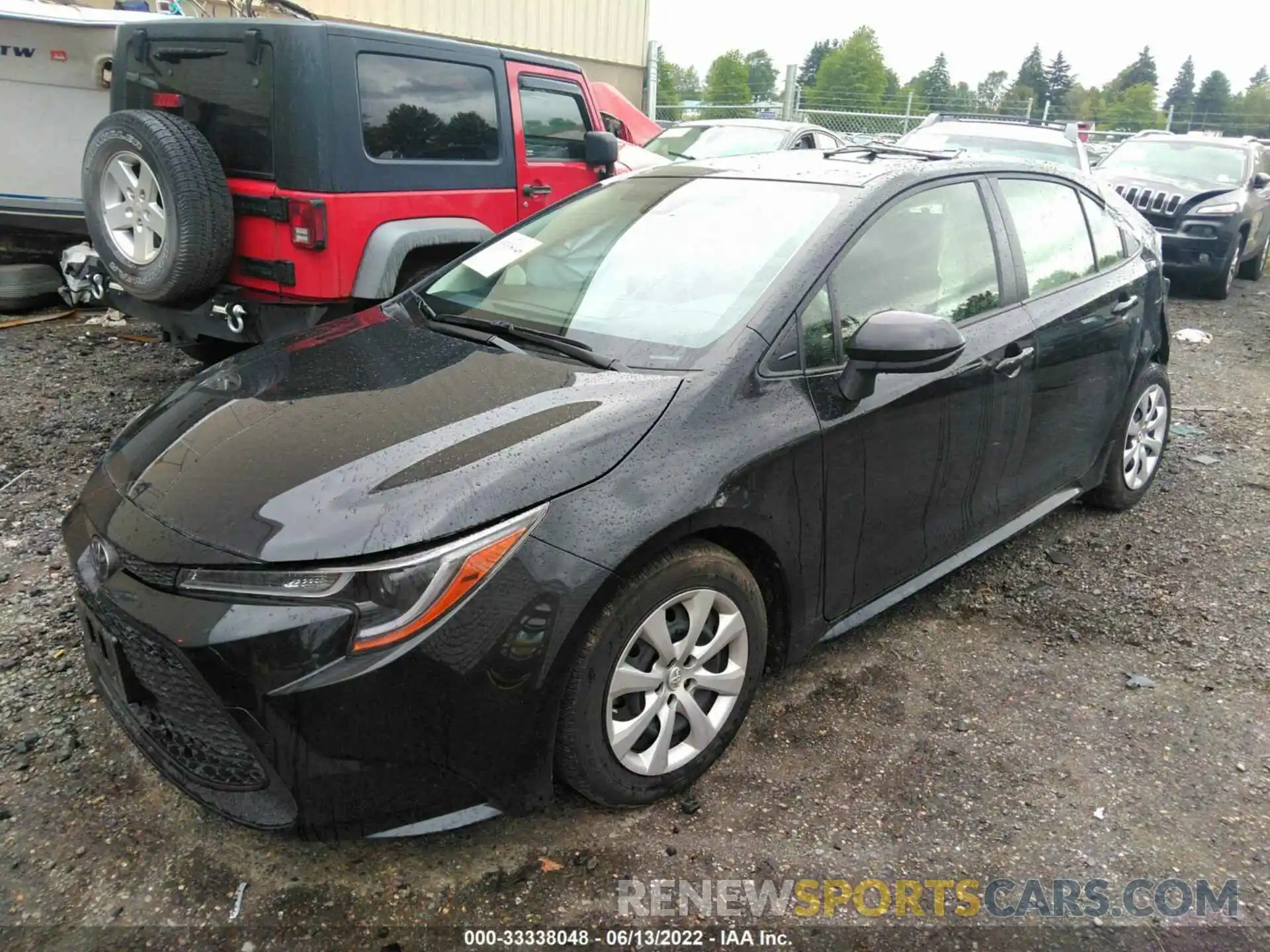 2 Photograph of a damaged car JTDEPMAE7MJ120302 TOYOTA COROLLA 2021