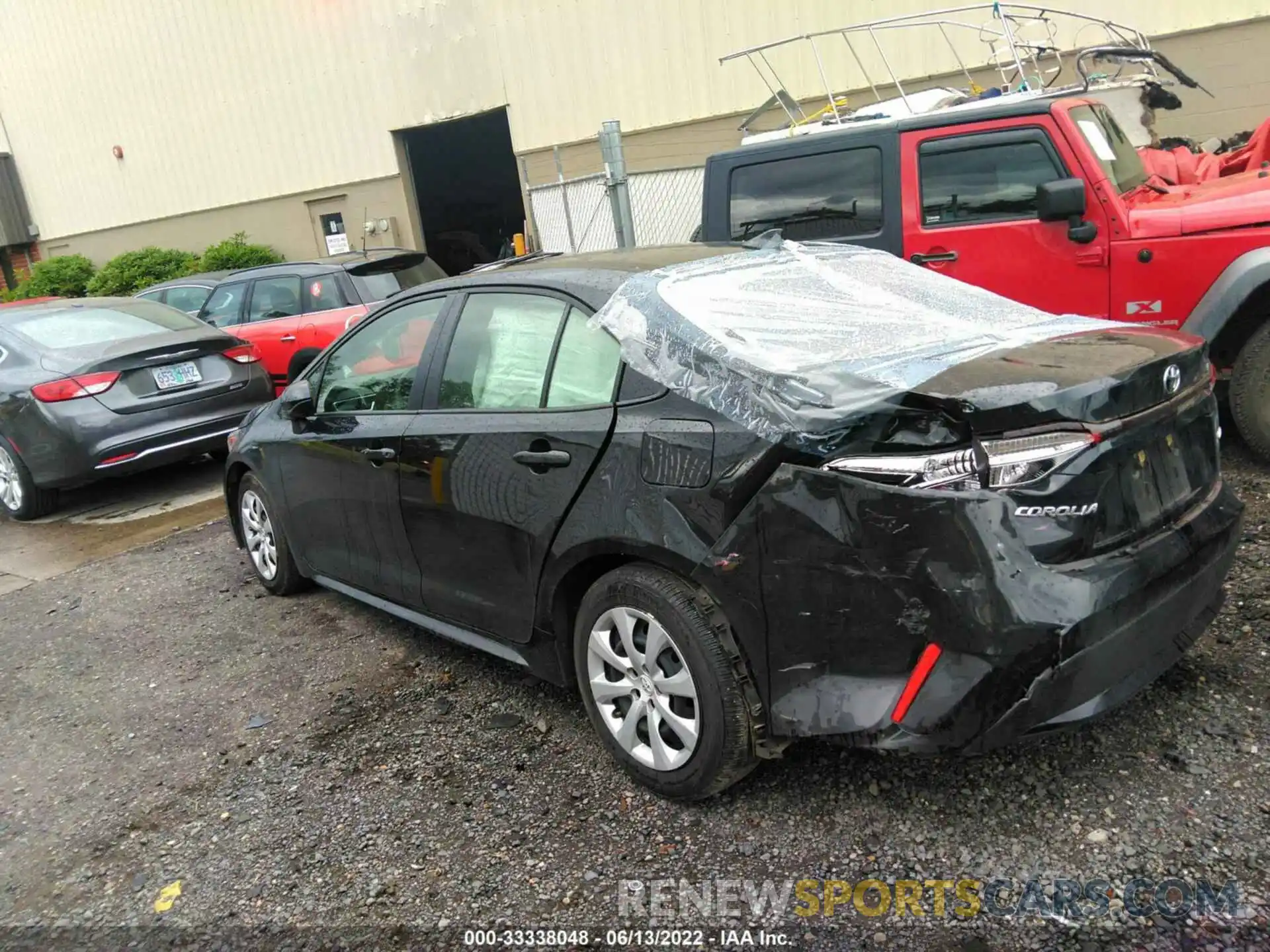 3 Photograph of a damaged car JTDEPMAE7MJ120302 TOYOTA COROLLA 2021