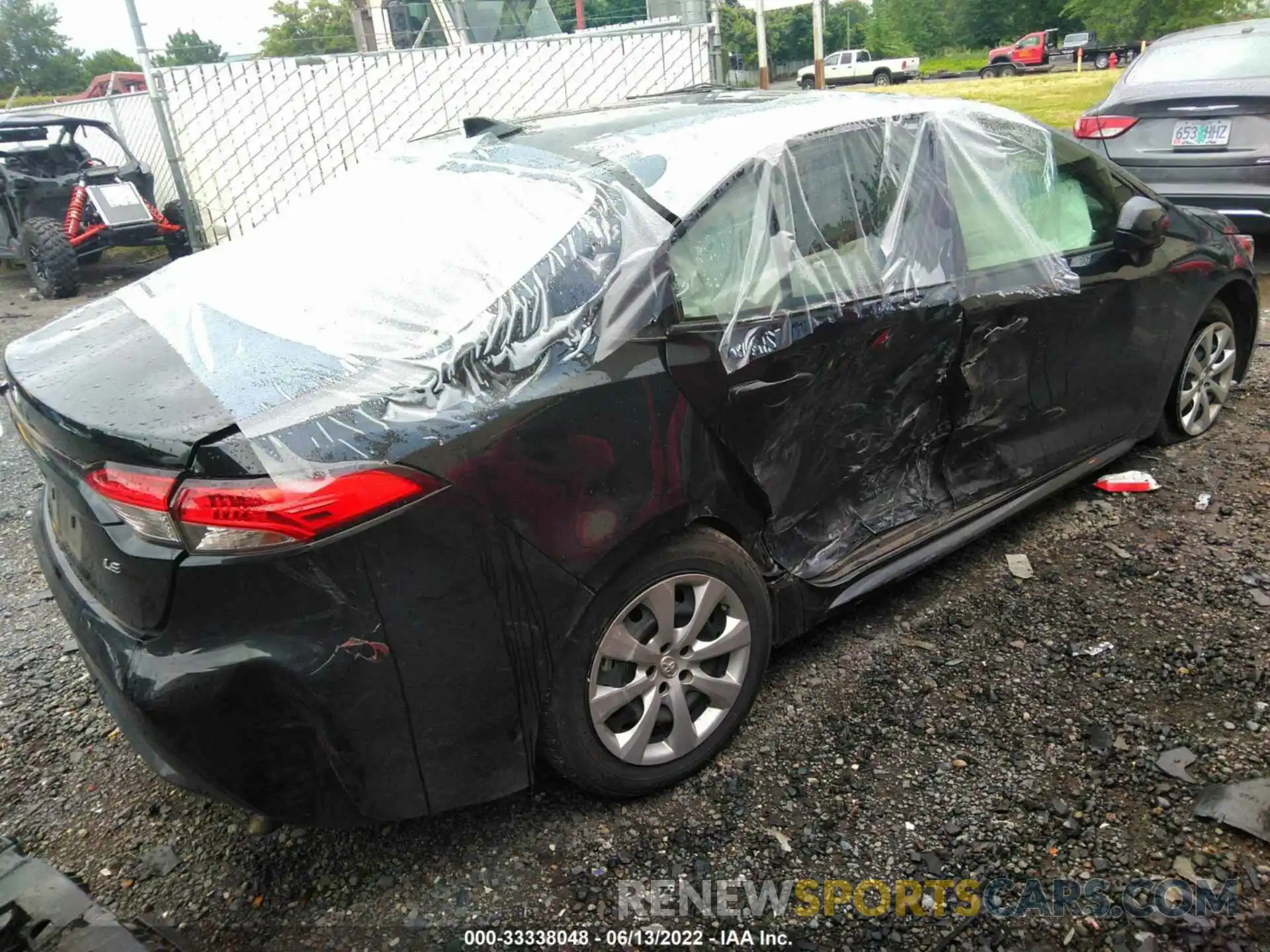 4 Photograph of a damaged car JTDEPMAE7MJ120302 TOYOTA COROLLA 2021