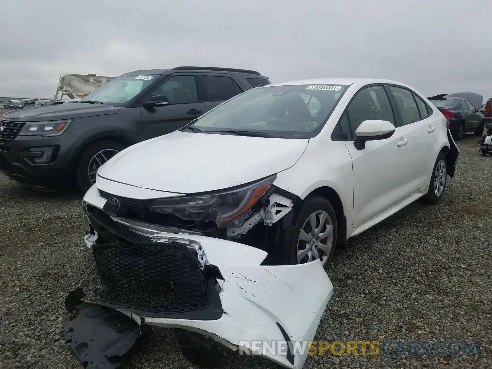 2 Photograph of a damaged car JTDEPMAE7MJ121868 TOYOTA COROLLA 2021