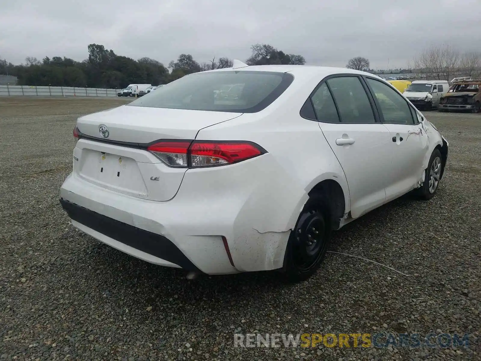 4 Photograph of a damaged car JTDEPMAE7MJ121868 TOYOTA COROLLA 2021