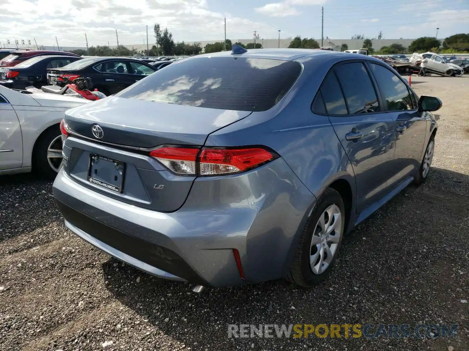 4 Photograph of a damaged car JTDEPMAE7MJ124088 TOYOTA COROLLA 2021