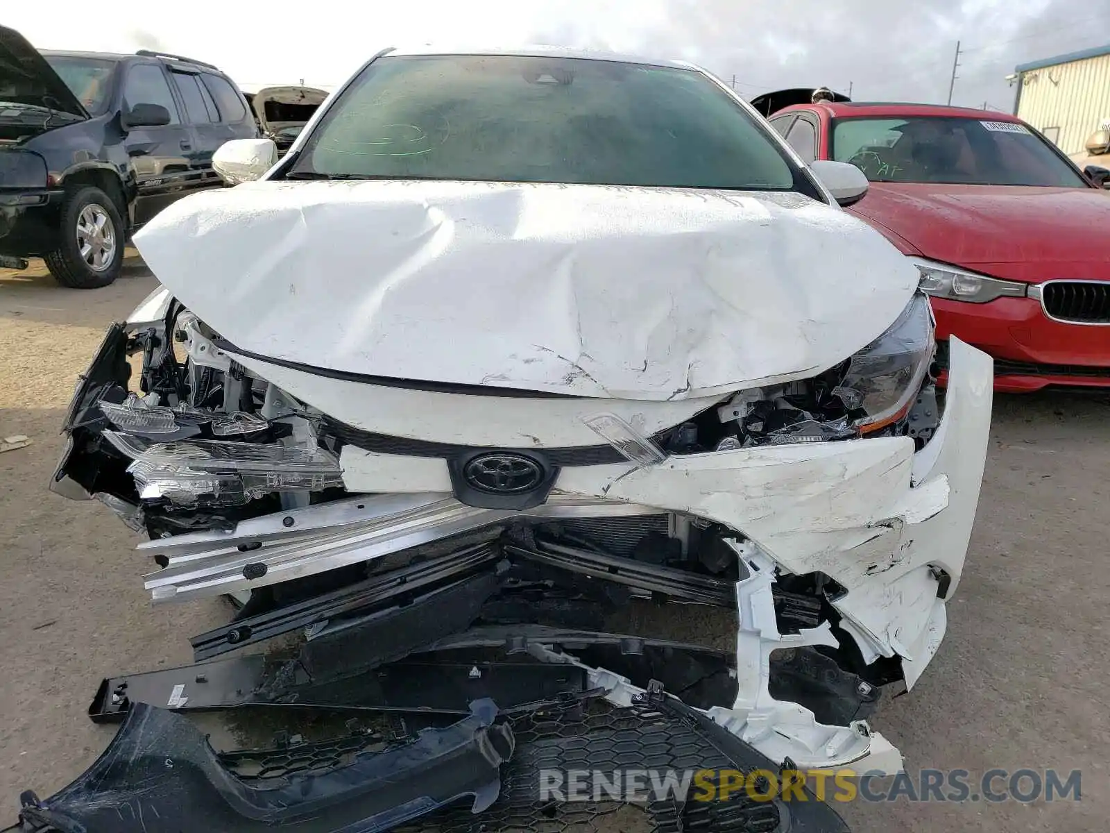 9 Photograph of a damaged car JTDEPMAE7MJ124317 TOYOTA COROLLA 2021