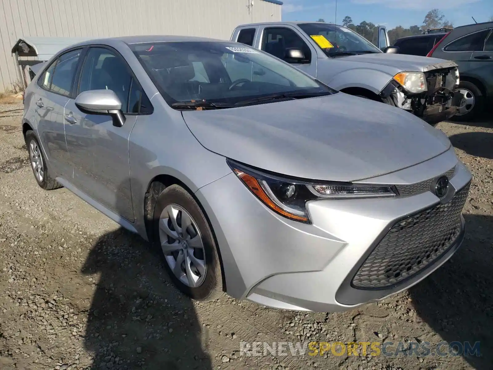 1 Photograph of a damaged car JTDEPMAE7MJ124558 TOYOTA COROLLA 2021