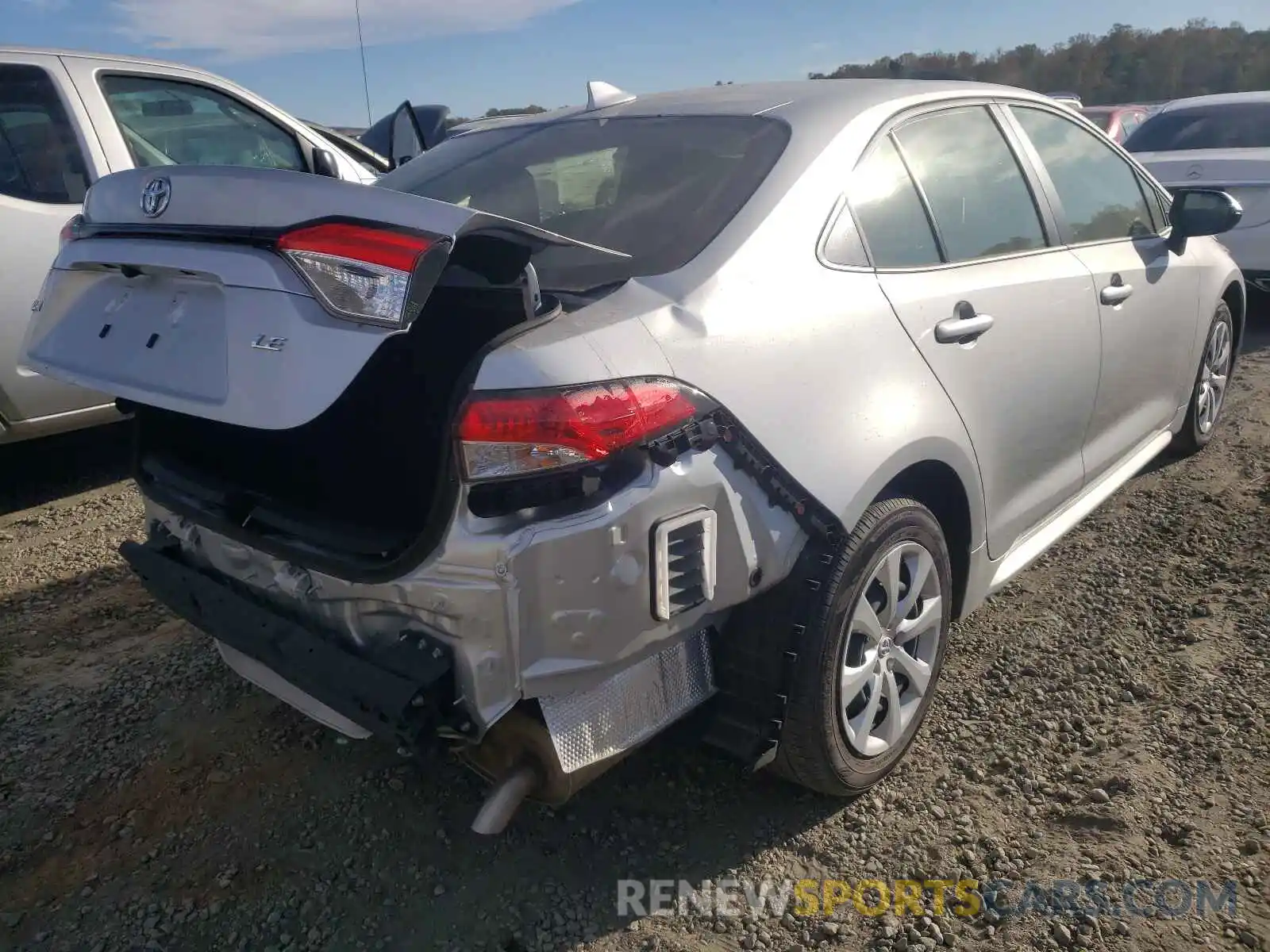 4 Photograph of a damaged car JTDEPMAE7MJ124558 TOYOTA COROLLA 2021