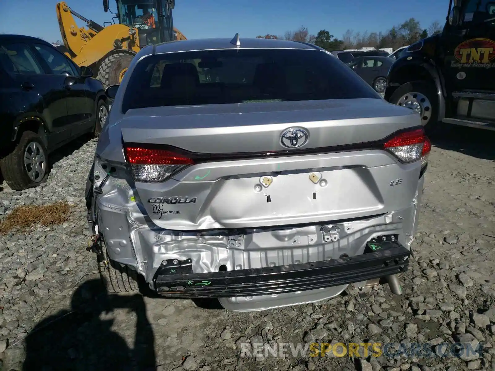 9 Photograph of a damaged car JTDEPMAE7MJ124611 TOYOTA COROLLA 2021