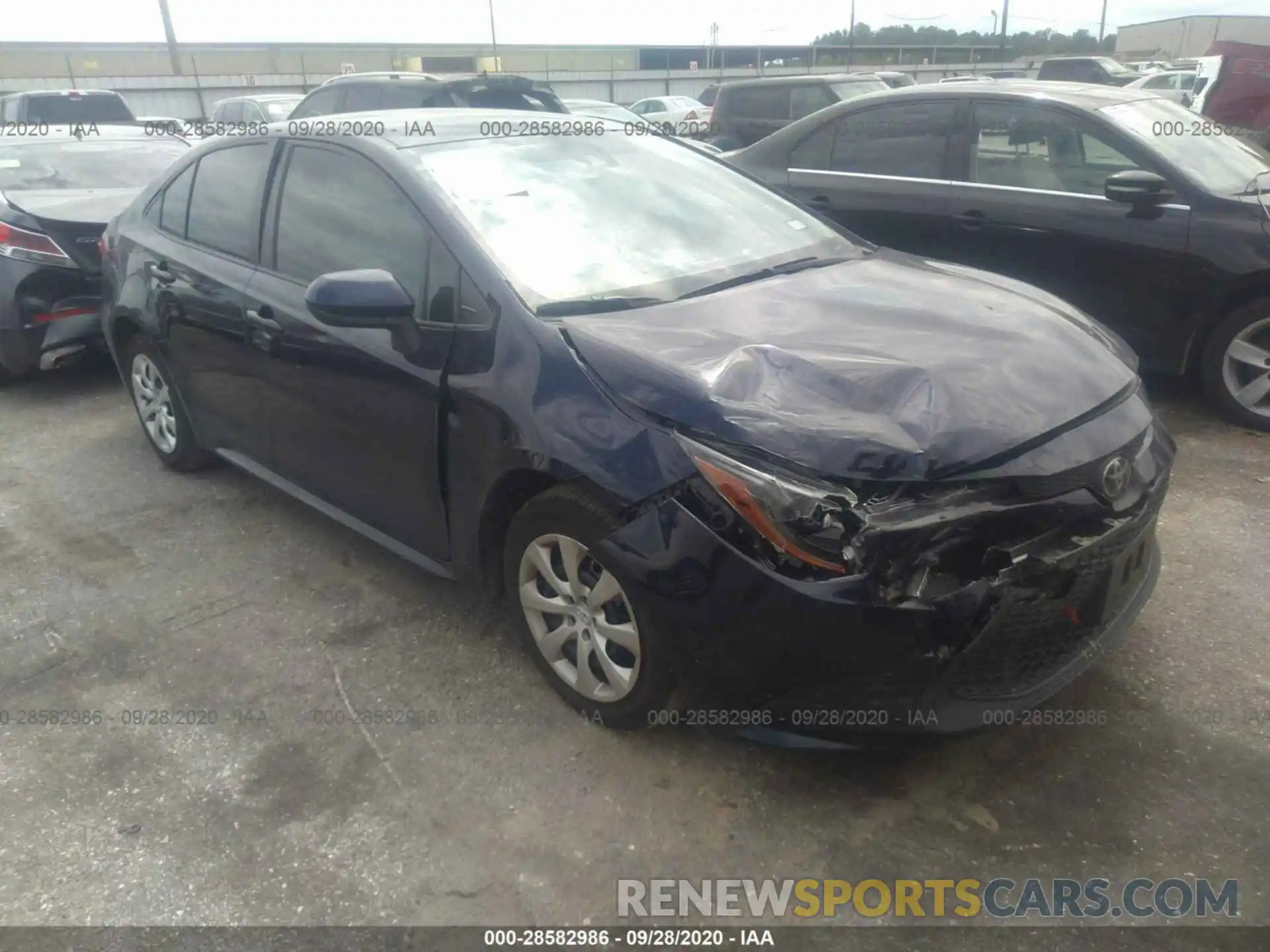 1 Photograph of a damaged car JTDEPMAE7MJ124897 TOYOTA COROLLA 2021