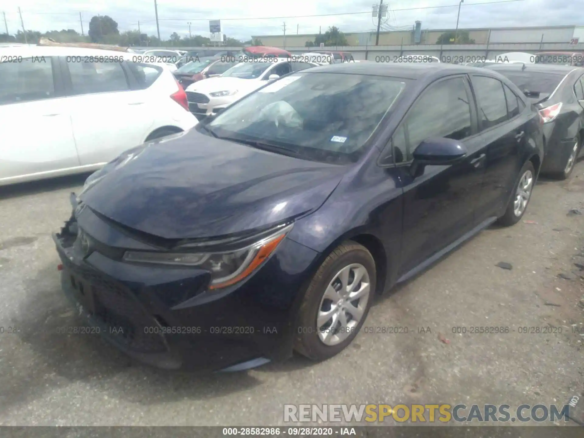 2 Photograph of a damaged car JTDEPMAE7MJ124897 TOYOTA COROLLA 2021