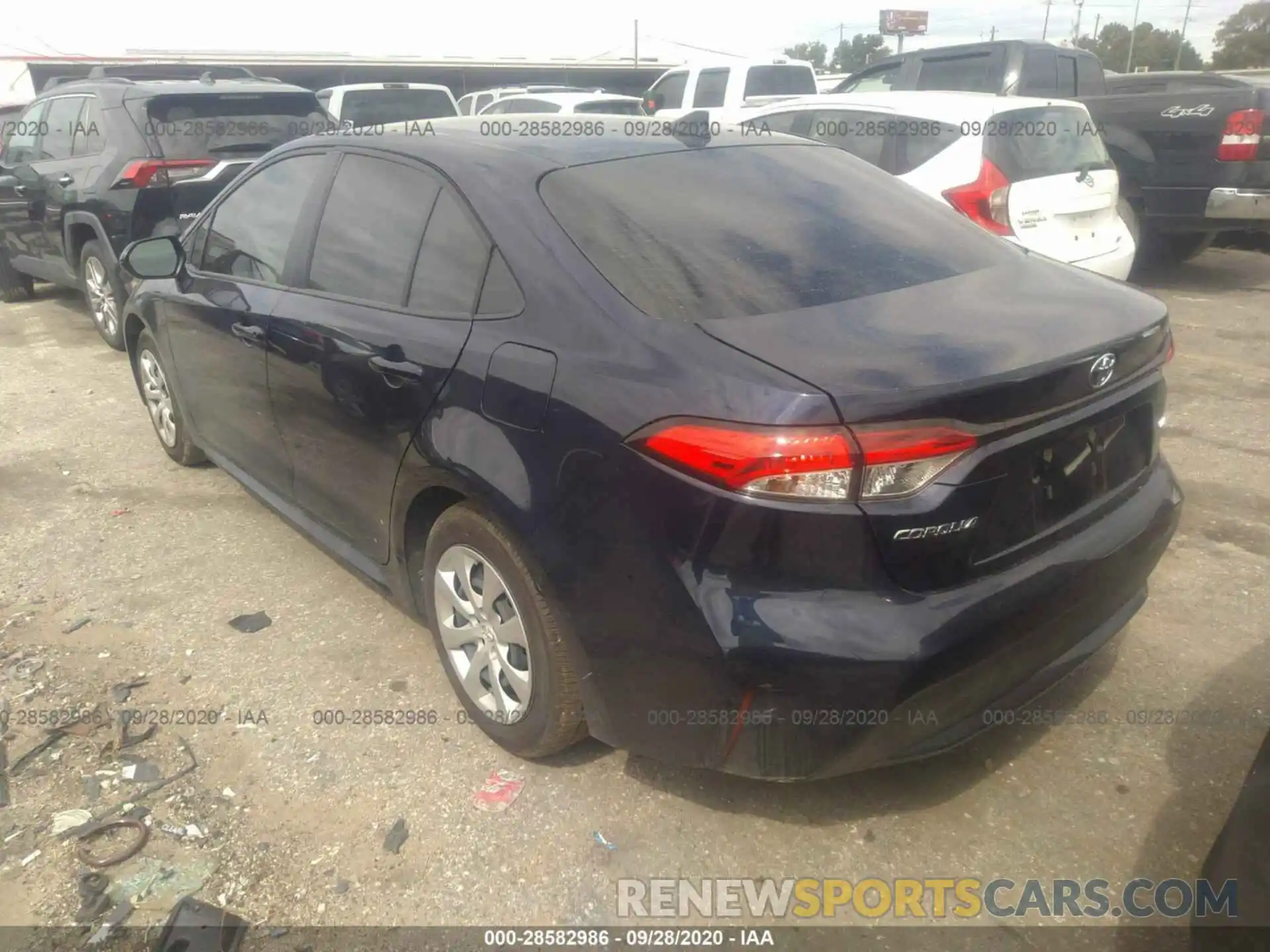 3 Photograph of a damaged car JTDEPMAE7MJ124897 TOYOTA COROLLA 2021