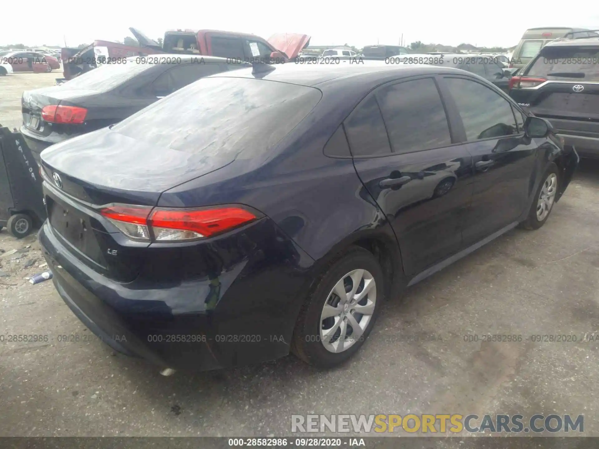 4 Photograph of a damaged car JTDEPMAE7MJ124897 TOYOTA COROLLA 2021