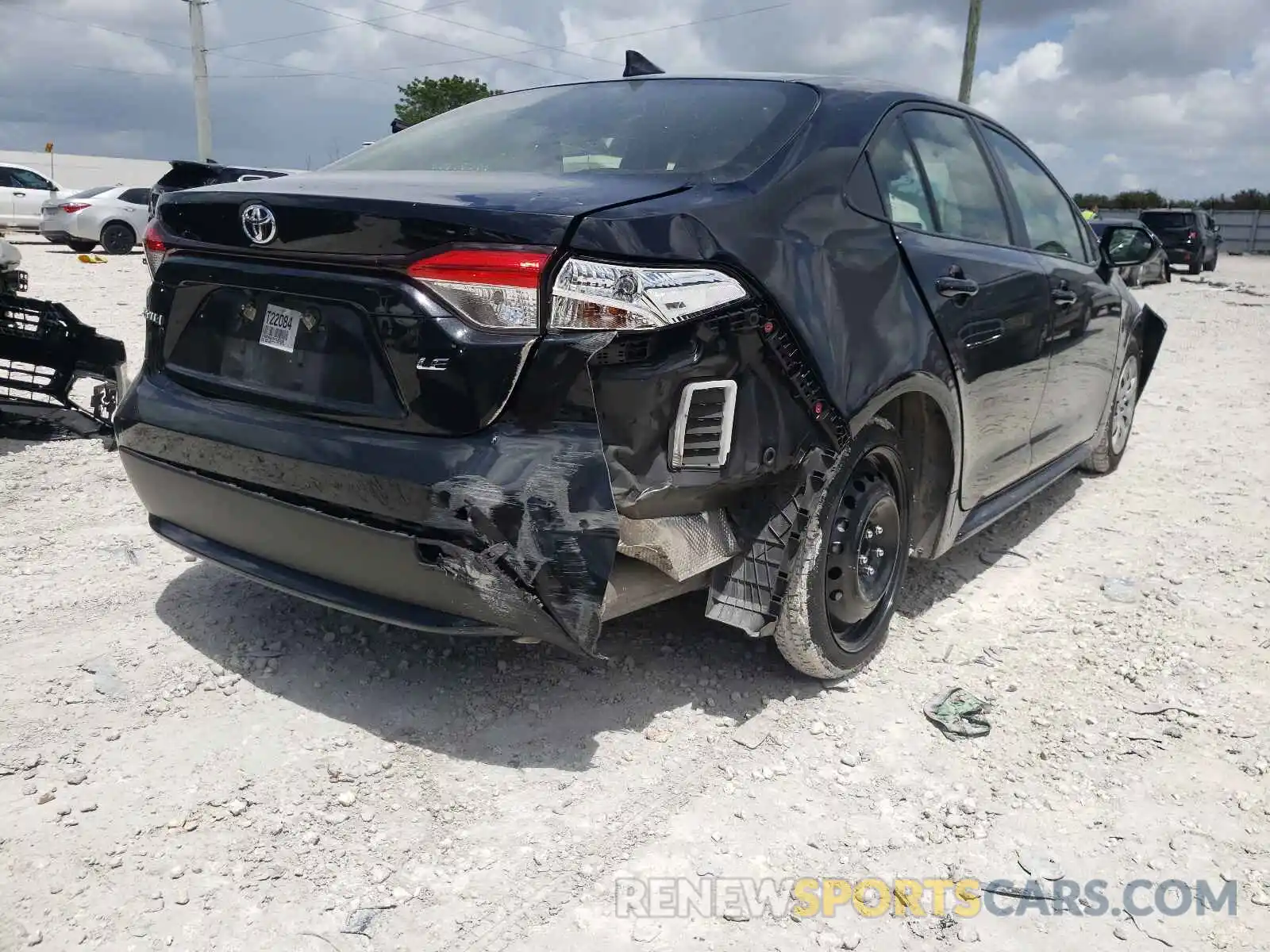 9 Photograph of a damaged car JTDEPMAE7MJ125225 TOYOTA COROLLA 2021