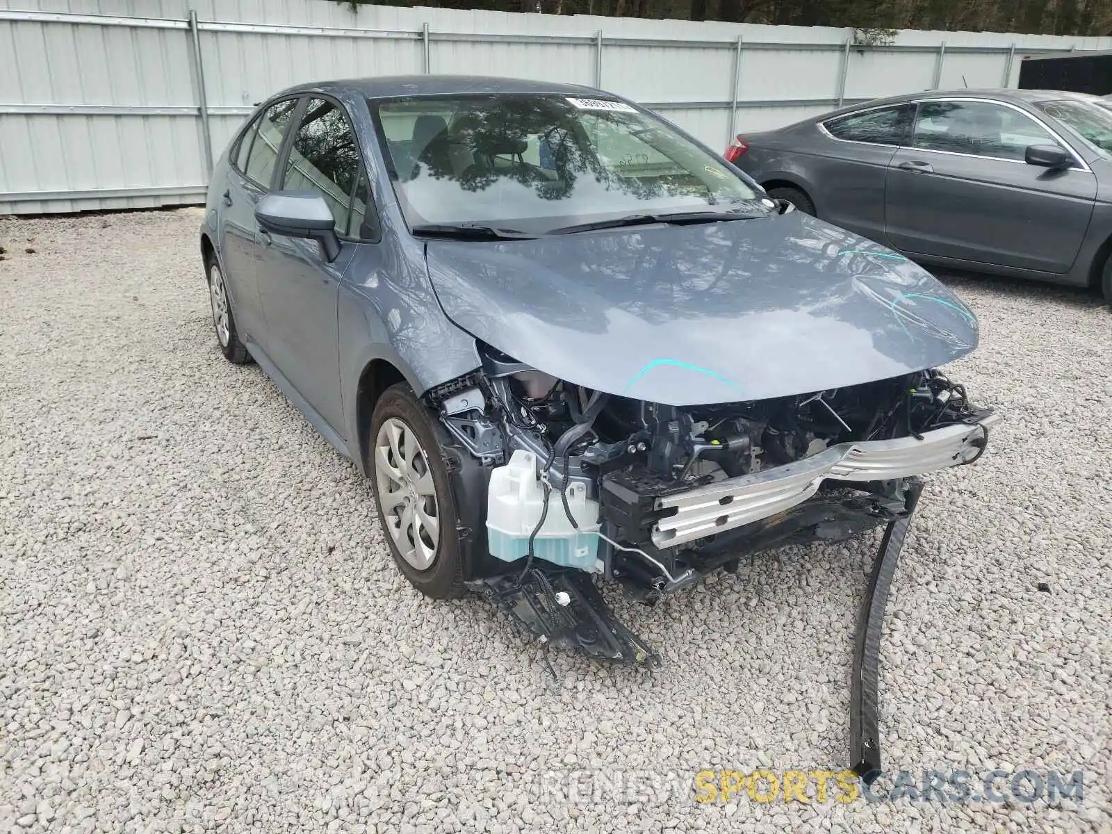 1 Photograph of a damaged car JTDEPMAE7MJ125399 TOYOTA COROLLA 2021