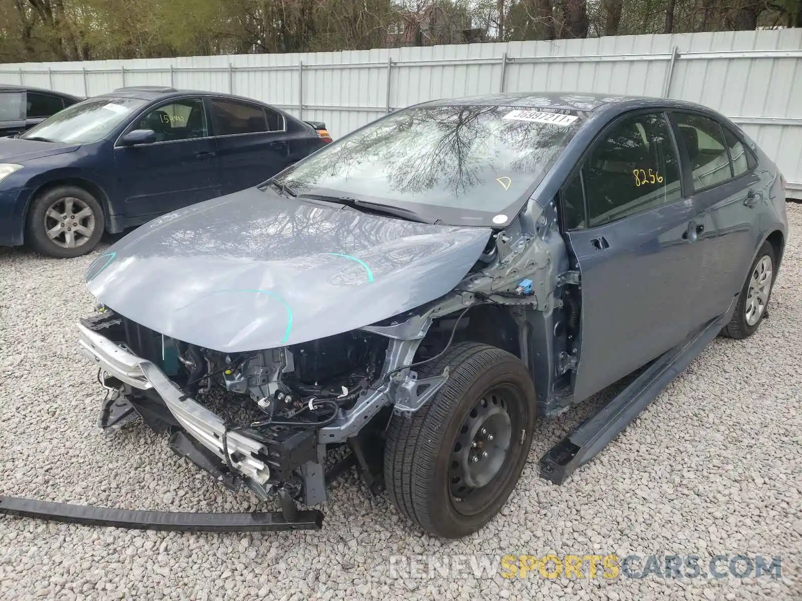 2 Photograph of a damaged car JTDEPMAE7MJ125399 TOYOTA COROLLA 2021