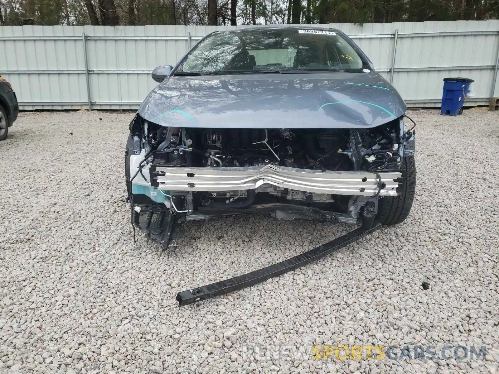 9 Photograph of a damaged car JTDEPMAE7MJ125399 TOYOTA COROLLA 2021