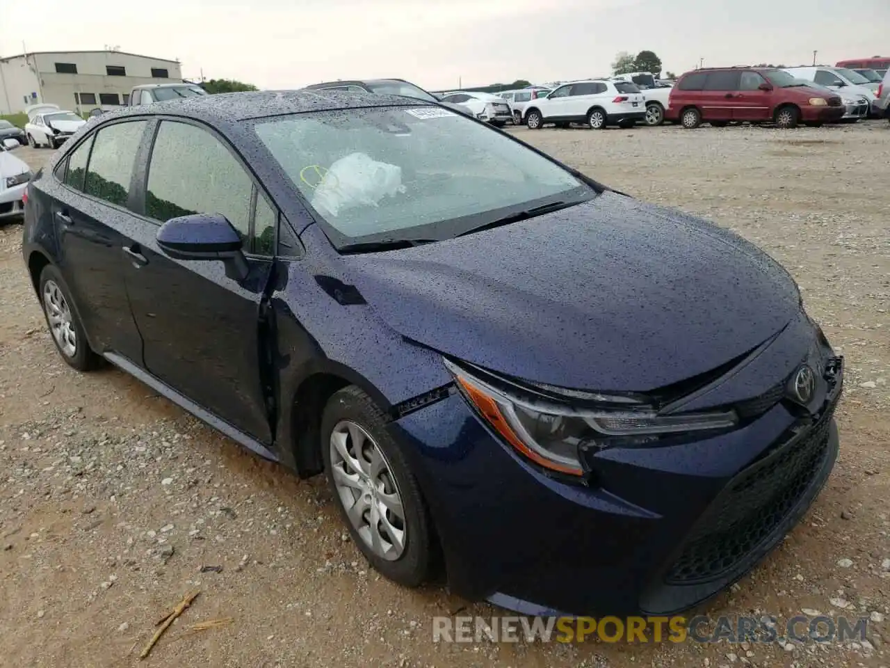 1 Photograph of a damaged car JTDEPMAE7MJ125645 TOYOTA COROLLA 2021