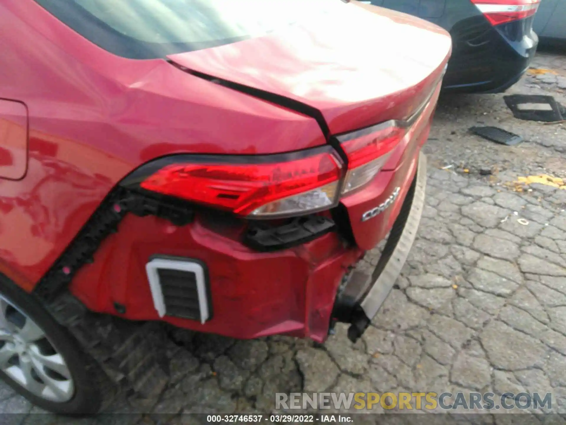 6 Photograph of a damaged car JTDEPMAE7MJ127282 TOYOTA COROLLA 2021