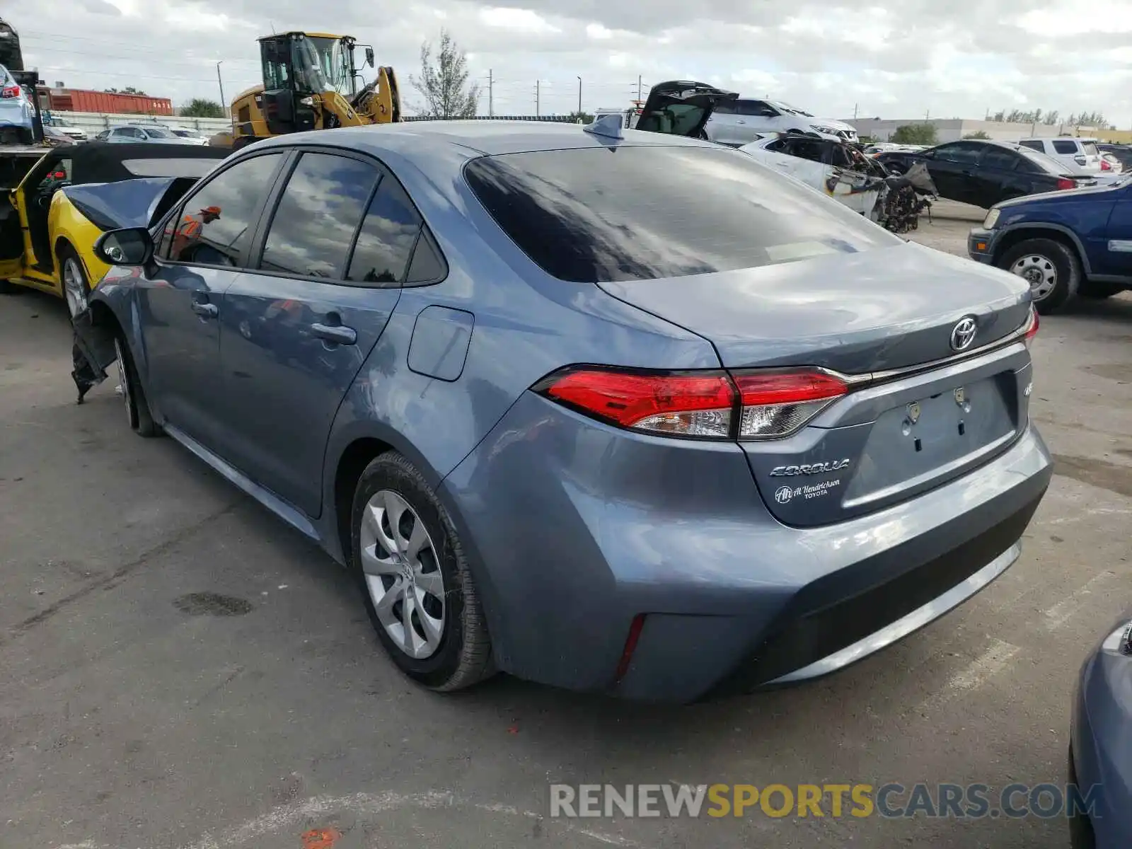 3 Photograph of a damaged car JTDEPMAE7MJ127976 TOYOTA COROLLA 2021