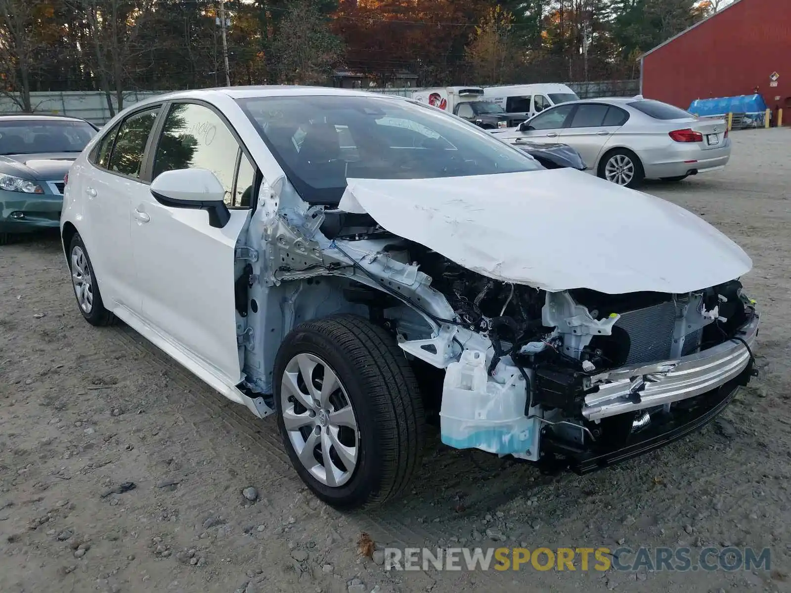 1 Photograph of a damaged car JTDEPMAE7MJ129498 TOYOTA COROLLA 2021