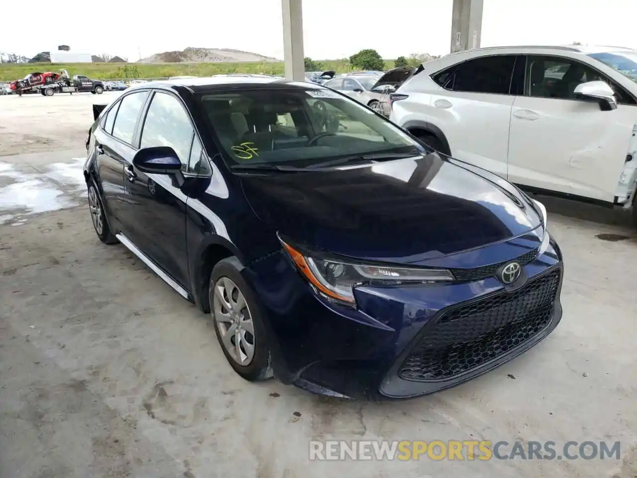 1 Photograph of a damaged car JTDEPMAE7MJ130862 TOYOTA COROLLA 2021