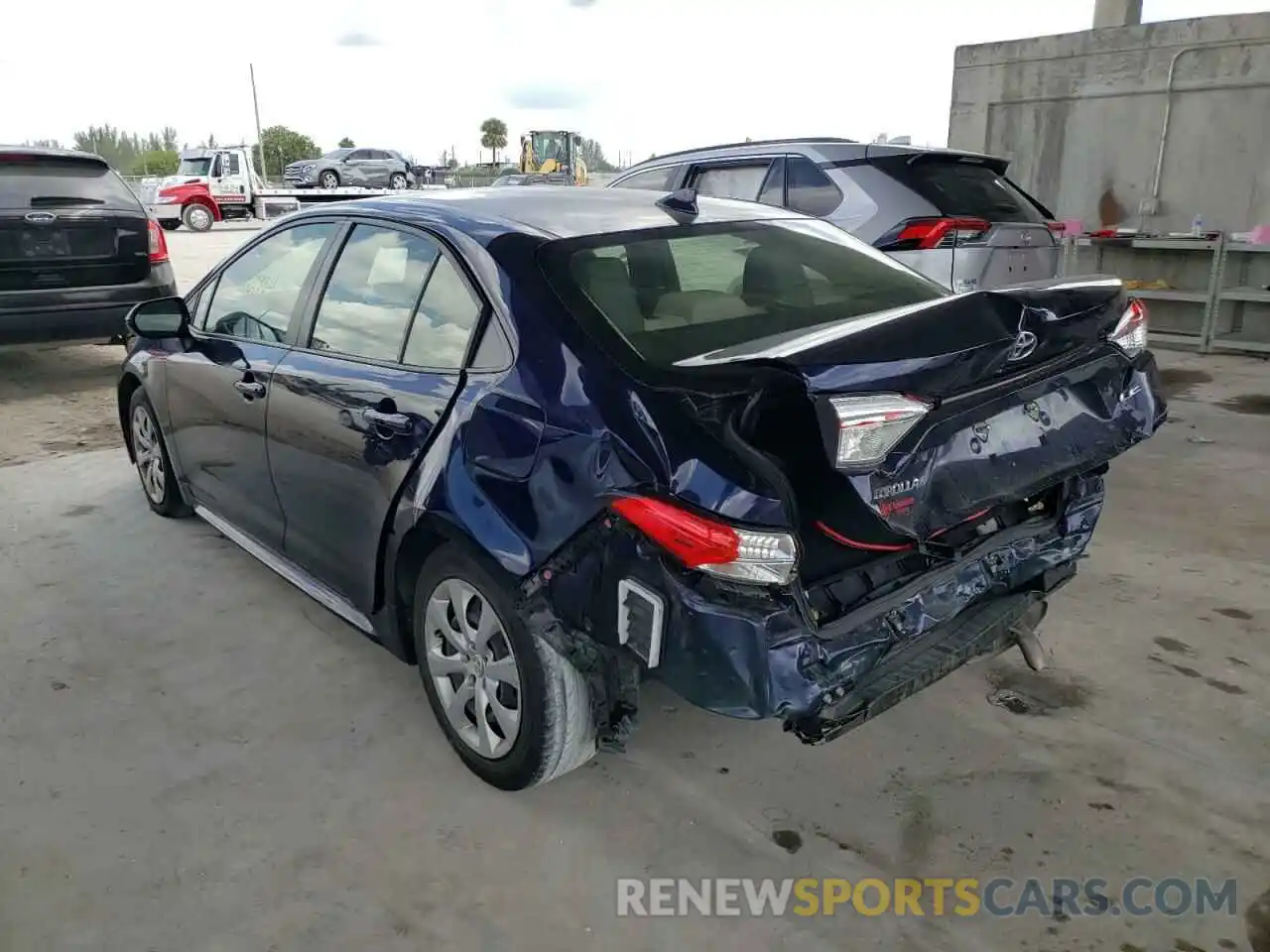 3 Photograph of a damaged car JTDEPMAE7MJ130862 TOYOTA COROLLA 2021