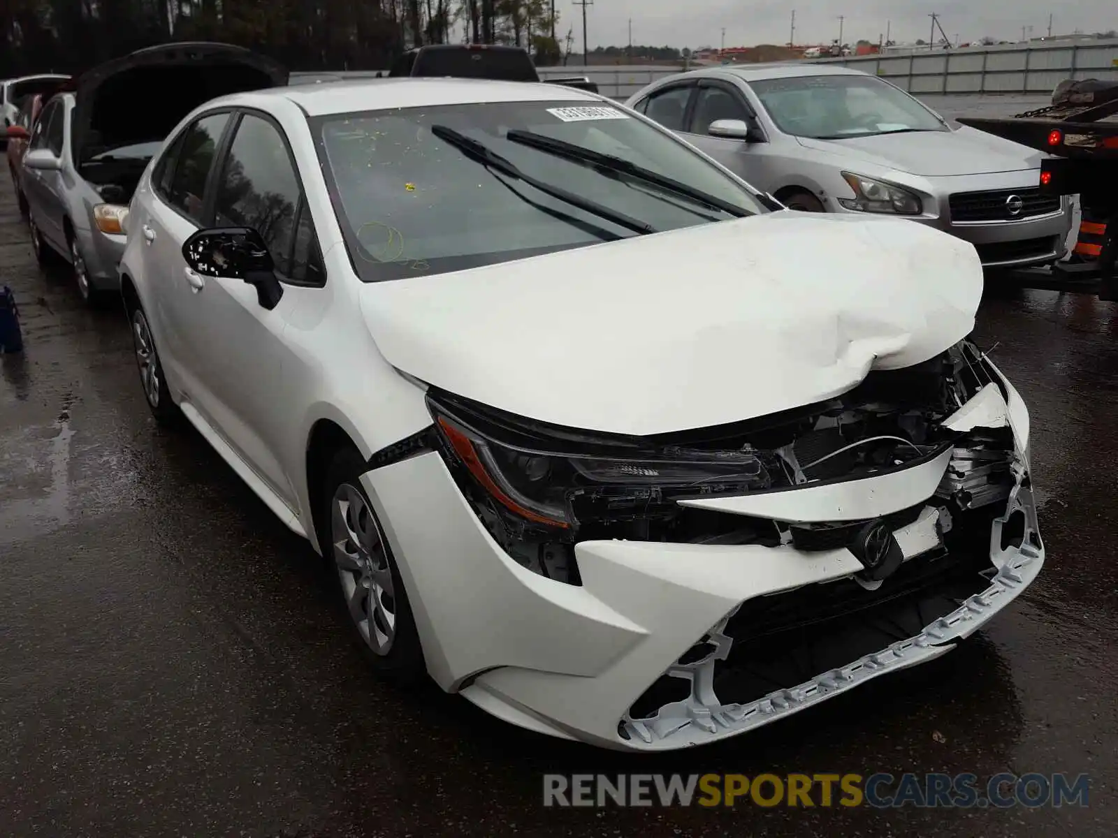 1 Photograph of a damaged car JTDEPMAE7MJ131283 TOYOTA COROLLA 2021