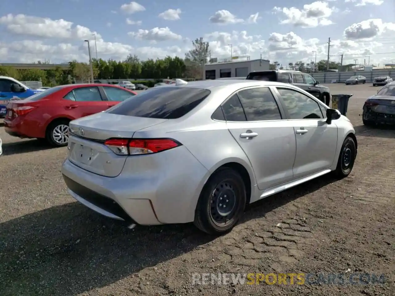 4 Photograph of a damaged car JTDEPMAE7MJ131817 TOYOTA COROLLA 2021