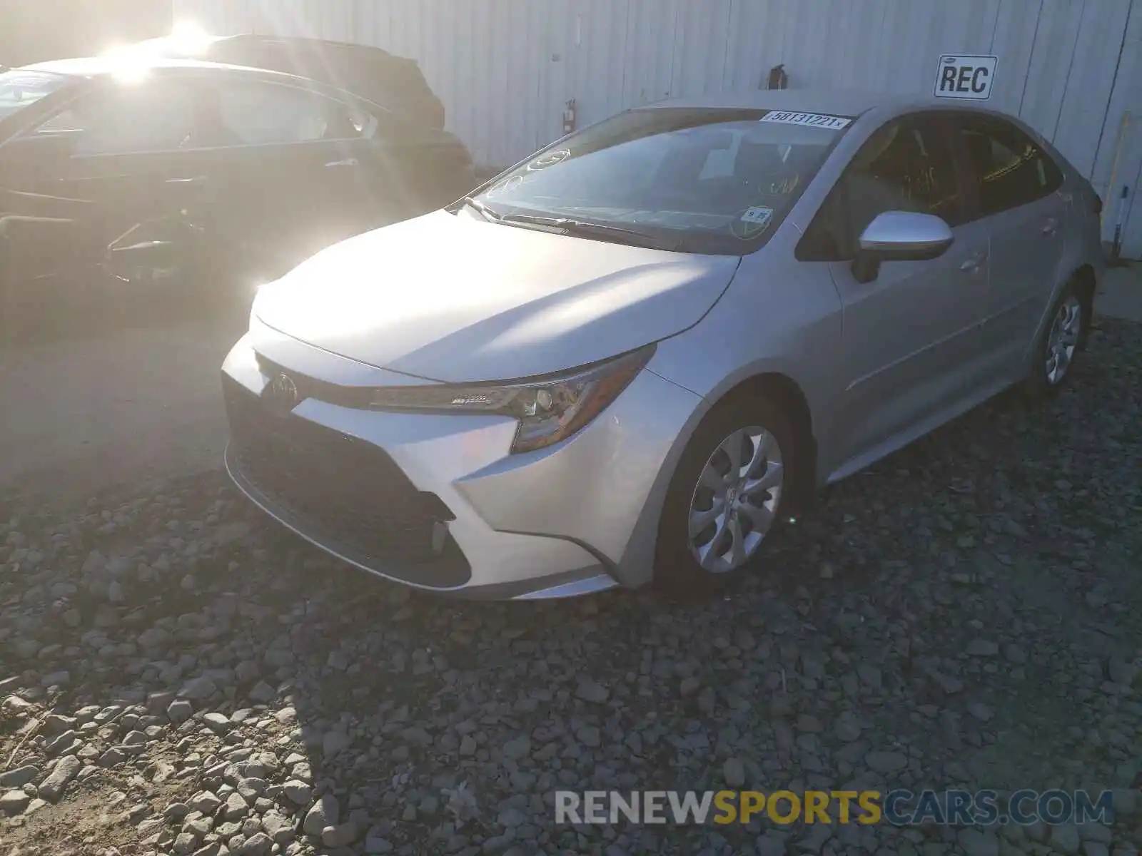 2 Photograph of a damaged car JTDEPMAE7MJ134054 TOYOTA COROLLA 2021