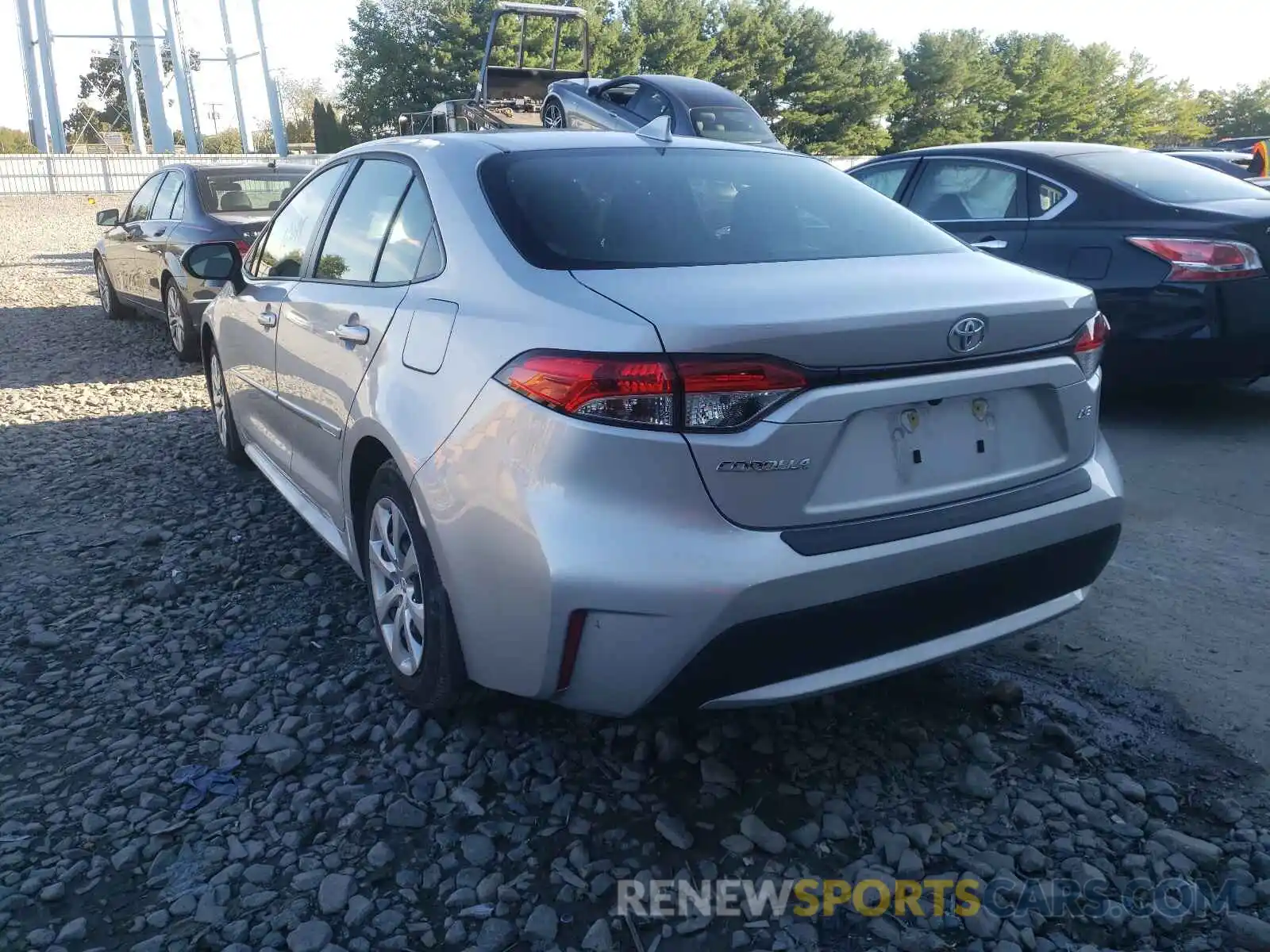 3 Photograph of a damaged car JTDEPMAE7MJ134054 TOYOTA COROLLA 2021