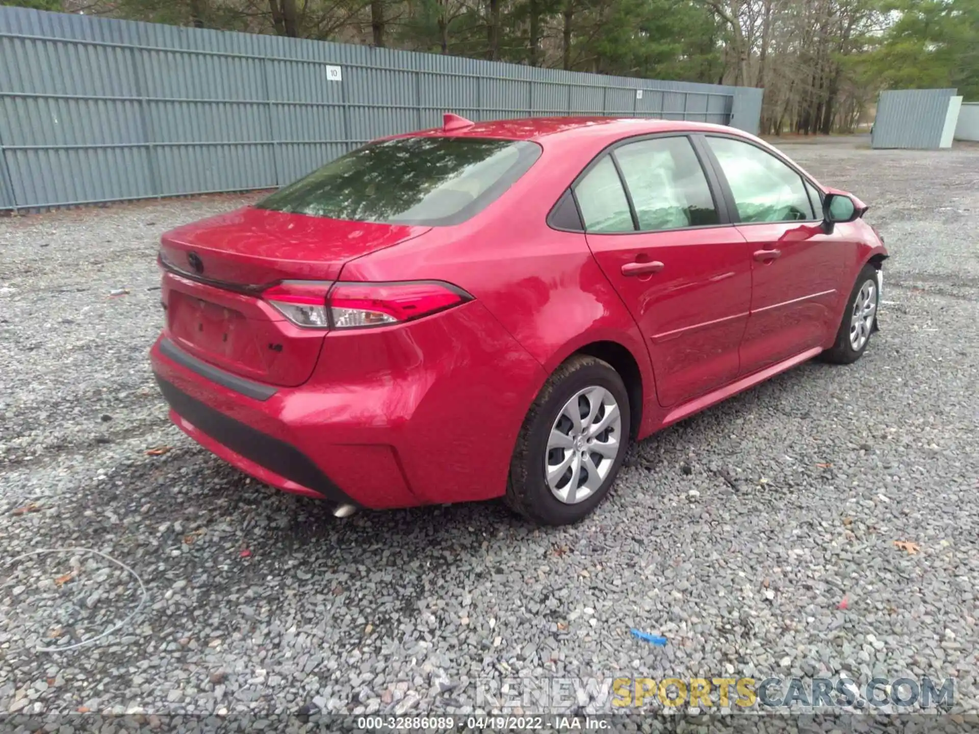 4 Photograph of a damaged car JTDEPMAE7MJ134233 TOYOTA COROLLA 2021