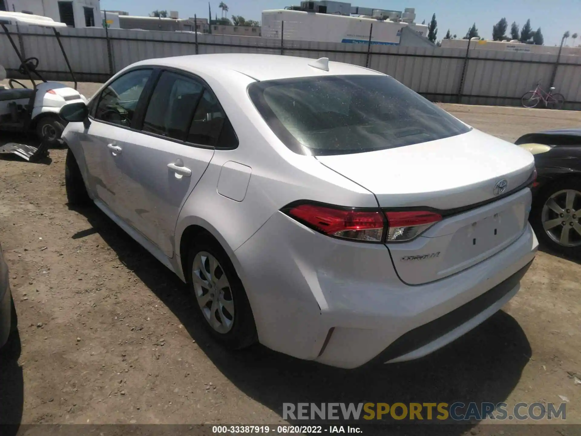 3 Photograph of a damaged car JTDEPMAE7MJ134569 TOYOTA COROLLA 2021