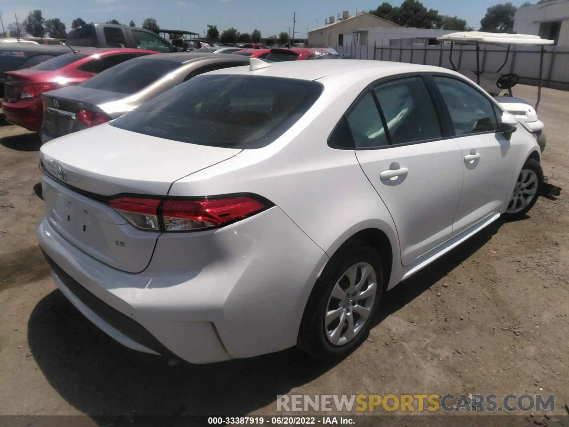 4 Photograph of a damaged car JTDEPMAE7MJ134569 TOYOTA COROLLA 2021