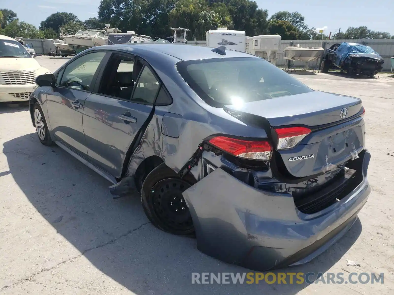 3 Photograph of a damaged car JTDEPMAE7MJ135625 TOYOTA COROLLA 2021