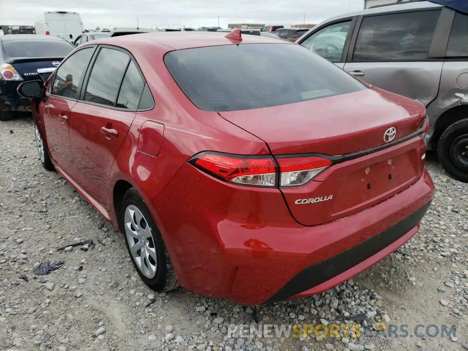 3 Photograph of a damaged car JTDEPMAE7MJ135818 TOYOTA COROLLA 2021