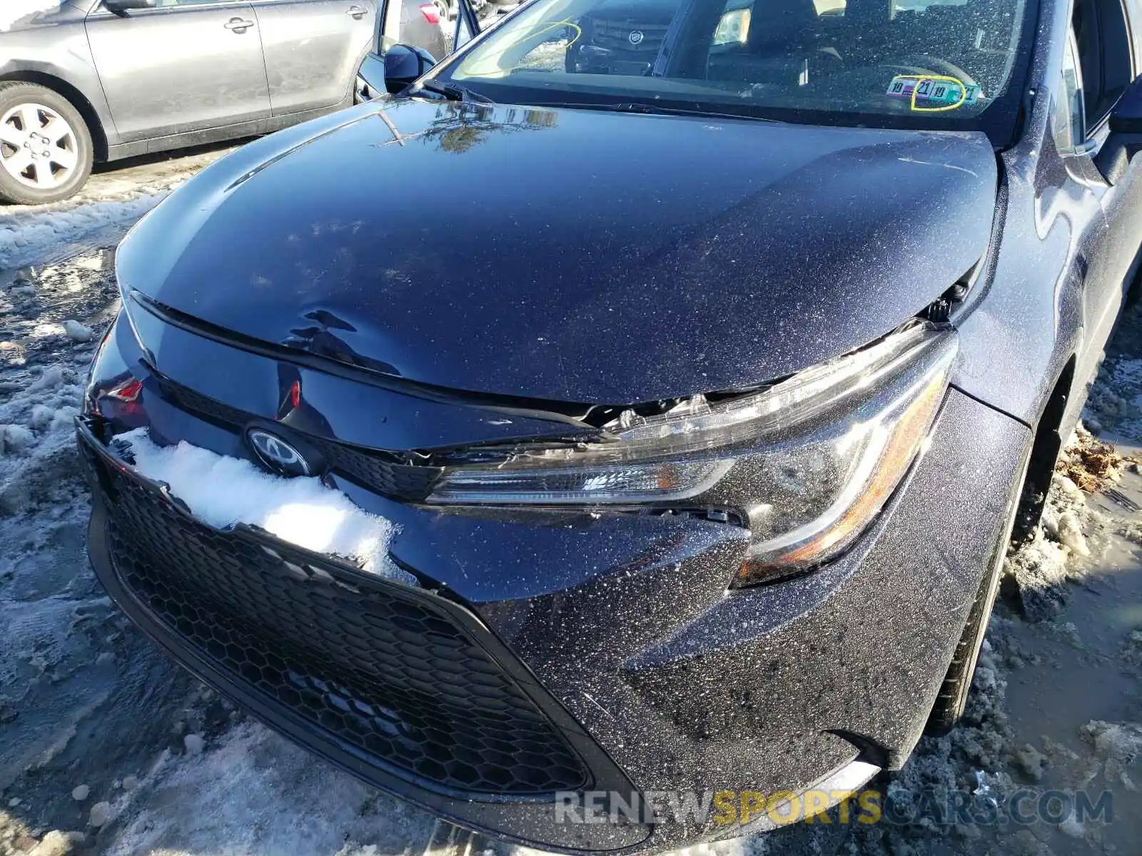 9 Photograph of a damaged car JTDEPMAE7MJ136323 TOYOTA COROLLA 2021