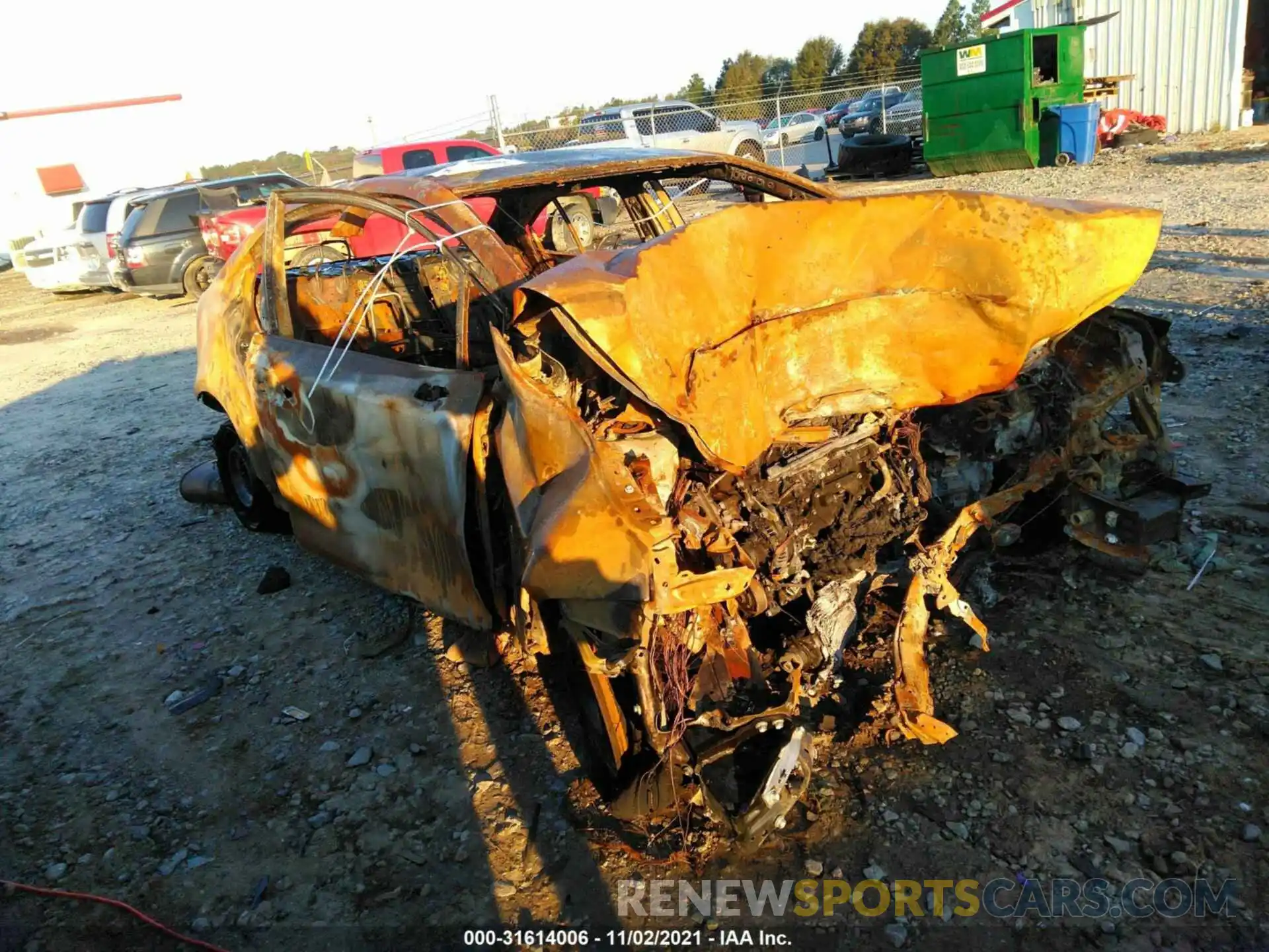 1 Photograph of a damaged car JTDEPMAE7MJ137374 TOYOTA COROLLA 2021