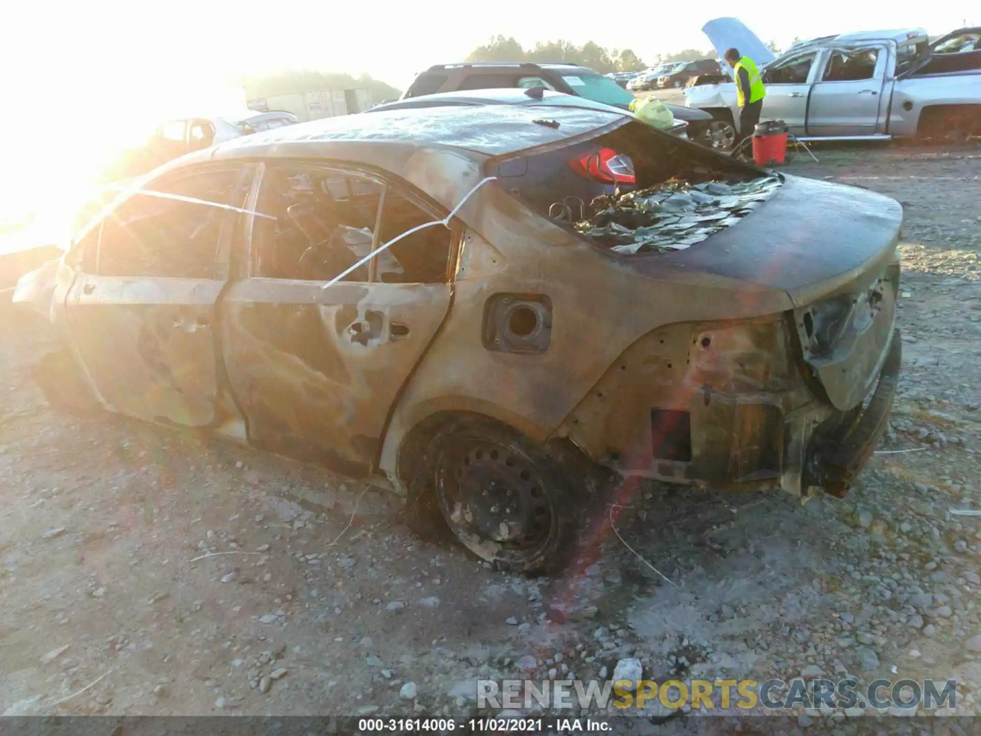 3 Photograph of a damaged car JTDEPMAE7MJ137374 TOYOTA COROLLA 2021