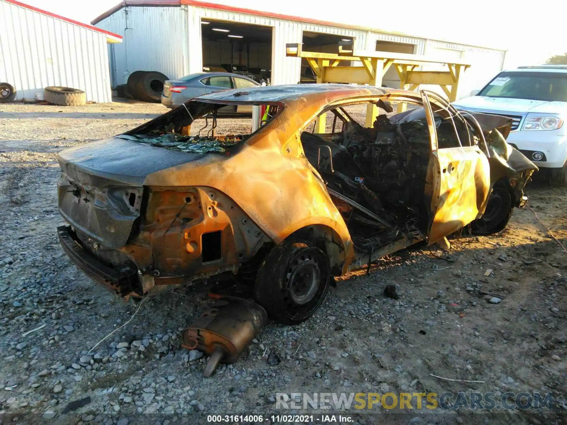 4 Photograph of a damaged car JTDEPMAE7MJ137374 TOYOTA COROLLA 2021