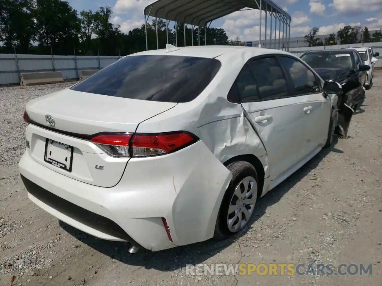 4 Photograph of a damaged car JTDEPMAE7MJ137925 TOYOTA COROLLA 2021