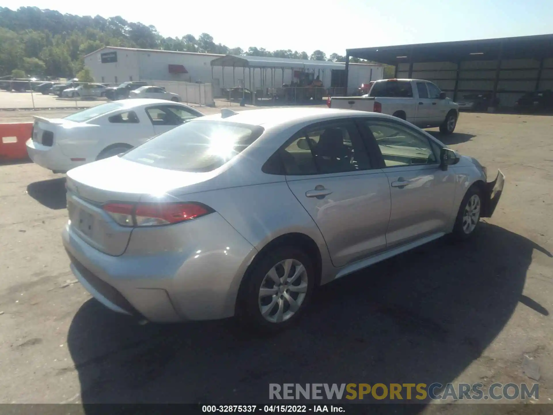 4 Photograph of a damaged car JTDEPMAE7MJ138122 TOYOTA COROLLA 2021