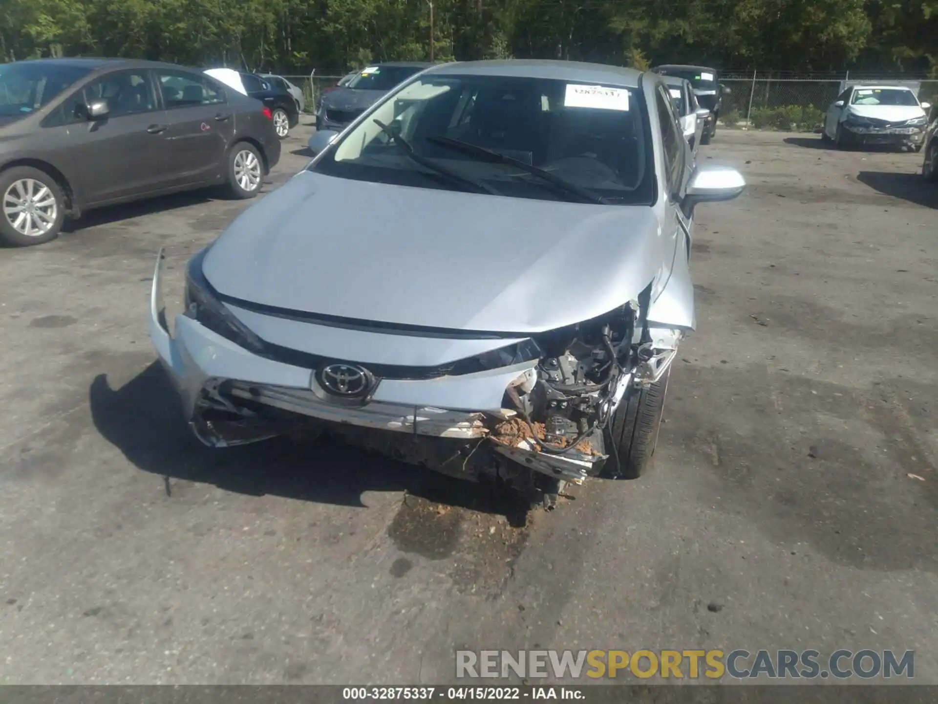 6 Photograph of a damaged car JTDEPMAE7MJ138122 TOYOTA COROLLA 2021