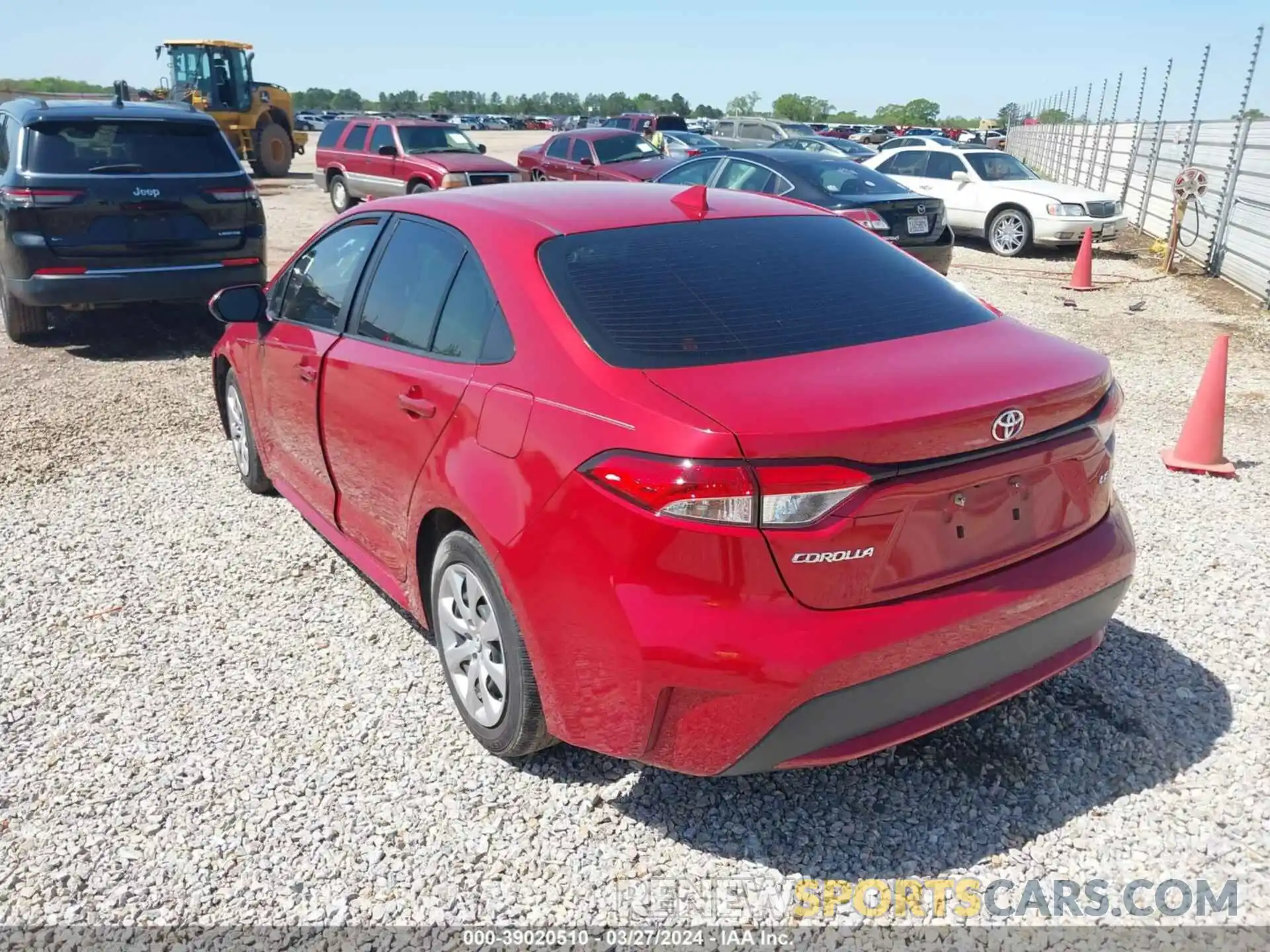 3 Photograph of a damaged car JTDEPMAE7MJ138282 TOYOTA COROLLA 2021