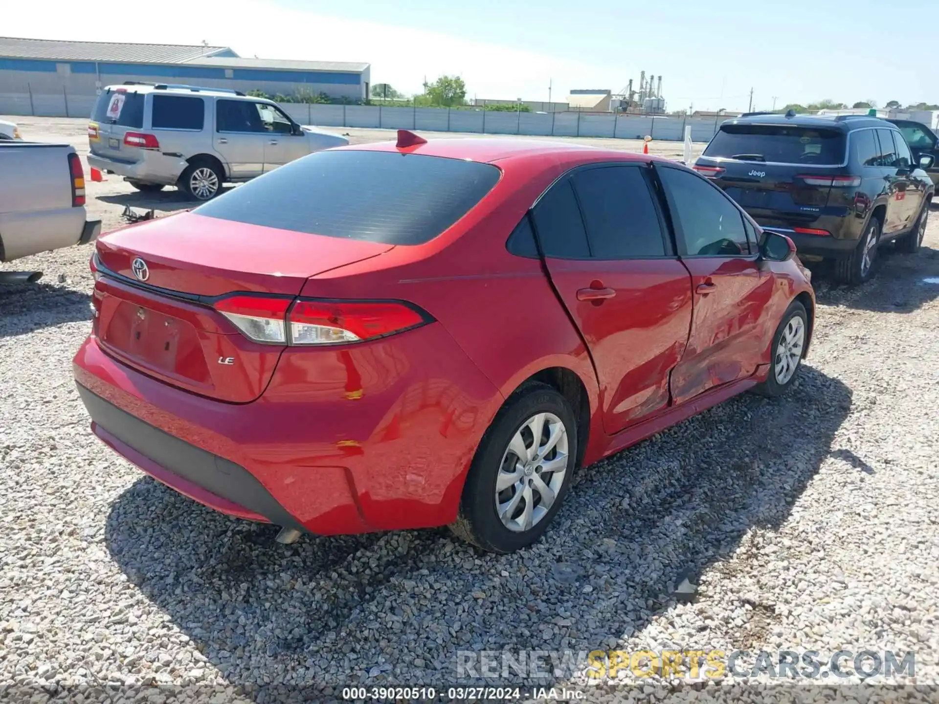 4 Photograph of a damaged car JTDEPMAE7MJ138282 TOYOTA COROLLA 2021